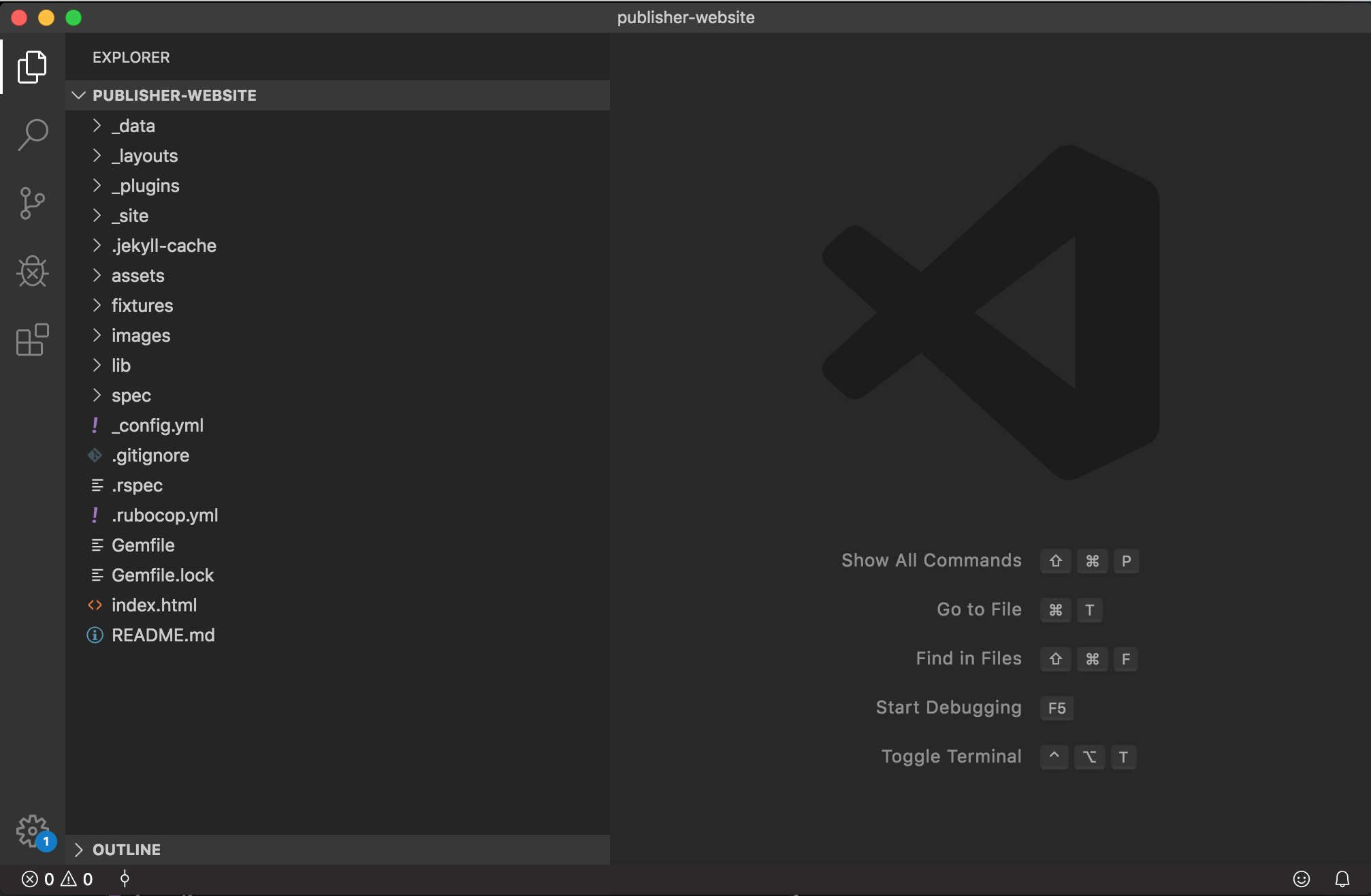 A text editor view