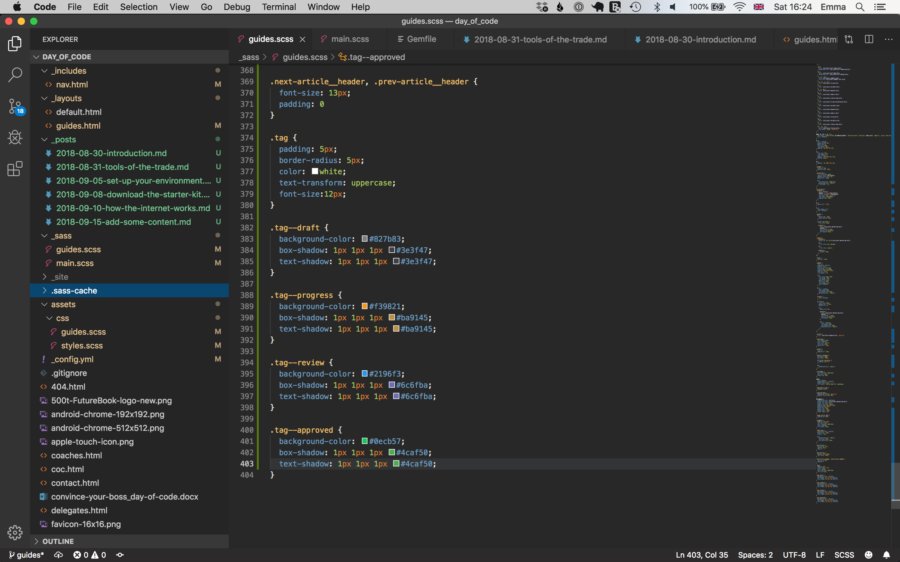 image of a text editor